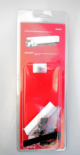Herpa 013796 - Minikit MB A`11 Gardinenplanensattelzug, weiß