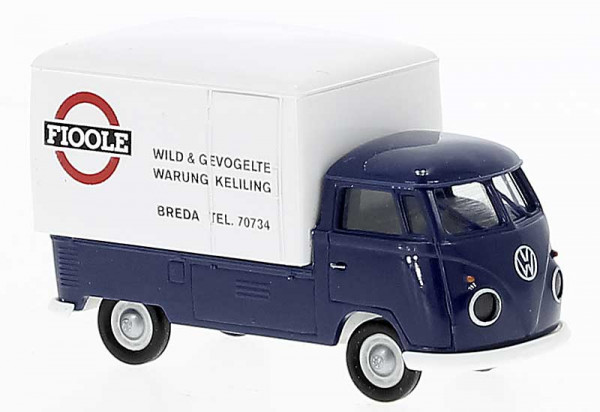 Brekina 32874 - VW T1b Großraum-Koffer 1960, Fioole,