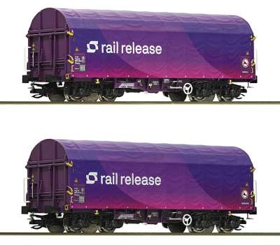 Produktbild von ROCO H0 44011 Güterwagen-Set, ÖBB, 8-teilig, DC, NEM, NEU In OVP #54497