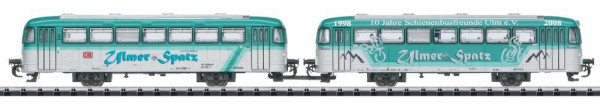 Trix 18903 - DB AG Beiwagen-Set VB 996 und VB 998 2-teilig Ep.6, "Ulmer Spatz"
