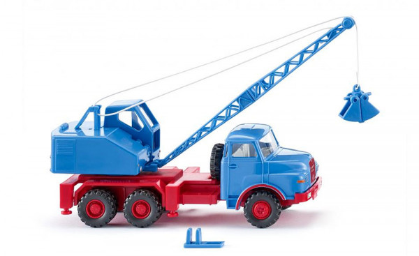 Wiking 066206- MAN/Fuchs Kranwagen - himmelblau Bj.1969-94
