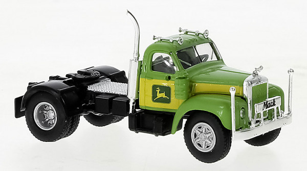Brekina 85979 - Mack B 61 grün, 1953, John Deere ,