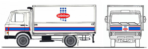 Loewe 4095 - Iveco Magirus "Zeta" 90M5 - LKW "SCHÄRDINGER"