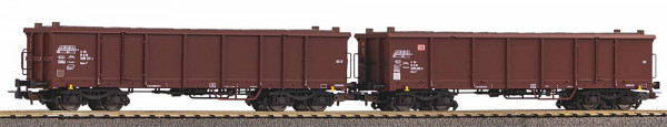 Piko 58235 - DB AG Set offene Güterwagen Eaos 2-teilig Ep. 6, mit Holzladung
