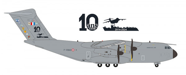 Herpa 573771 - A400M French AF 1/61 -10 Year