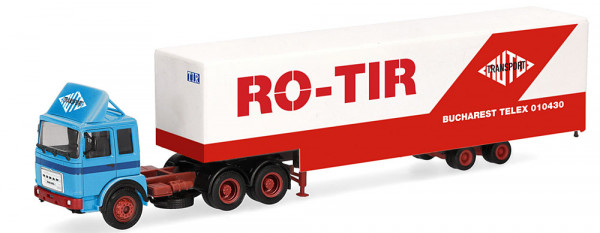Herpa 320696 - Roman Diesel 6x4 Jumbokoffer-Sattelzug "RO-TIR" (Rumänien)