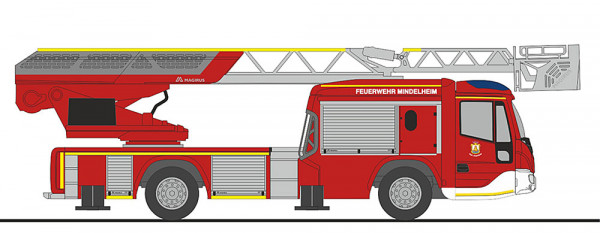 Rietze 71117 - Magirus DLK 32 n.B. FW Mindelheim