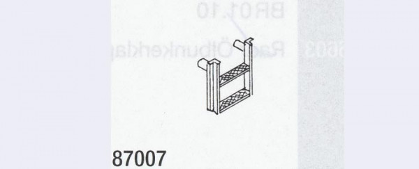 Weinert 87007 - Packwagenaufstiegstritte 4Stck