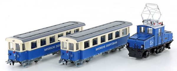 Hobbytrain H43104S - Zugspitzbahn AEG Tal-Lok mit 2 Personenwagen Ep.5, mit DCC-Decoder + Sound