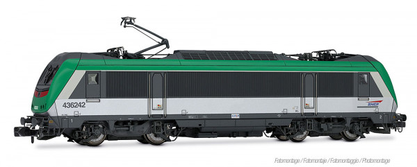 Arnold HN2680 - SNCF, Elektrolokomotive BB 436242, silber-grüne FRET-Farbgebung mit „Casquette”-Logo