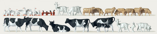 Merten 212584 - Tiere auf dem Bauernhof. 30 Miniaturfiguren