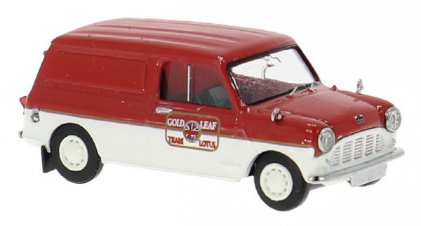 Brekina 15364 - Austin Mini Coutryman, gelb mit chequered flag
