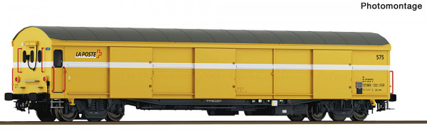 Roco 6620244 - EINSTELLER Postwagen Post gelb AC + Schlusslicht E6