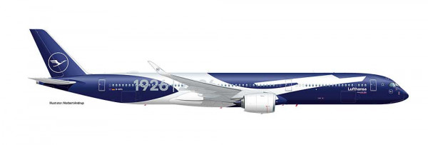 Herpa 574143 - Lufthansa Airbus A350-1000 "100 Jahre"