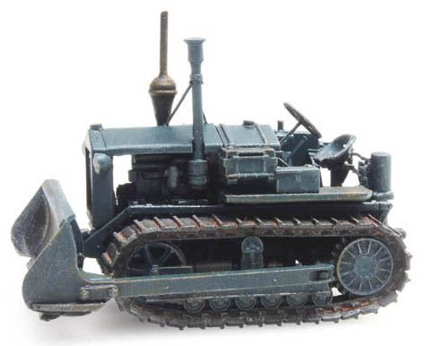 Artitec 387.377 - Hanomag K50 Planierraupe Fertigmodell aus Resin, lackiert