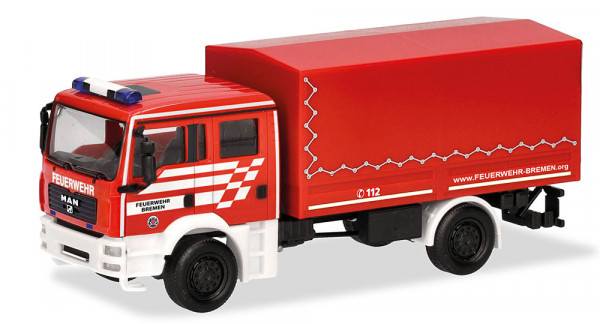 Herpa 098847 - MAN TGA M LKW Dekon FW Bremen