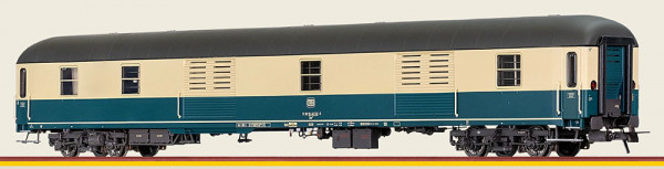 Brawa 58155 - DB Gepäckwagen Dm902 oceanblau/beige Ep.4, AC Analog BASIC+ LED