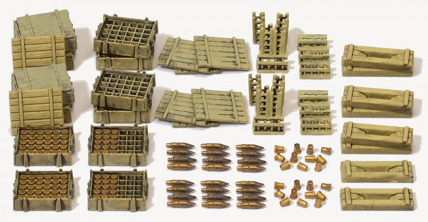 Preiser 16603 - Munition und Munitionskisten
