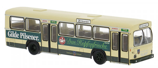 Brekina 59158 - Büssing BS 110 V, 1970, GÃ¶ttingen - Gilde, 1:87