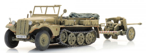 Artitec 6870490 - WM Sd.Kfz. 10 + PAK 38, Afrika