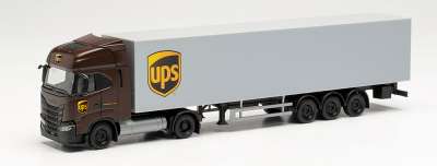 Modellino Auto Herpa Scania R '13 TL-Parasole | Scala 1:87, Colore Gulf | Pezzo Da Collezione 314800