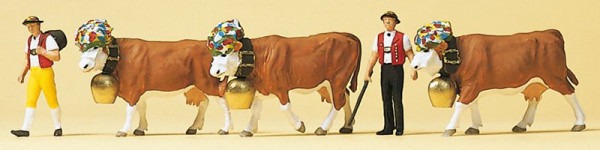 Preiser 10404 - Almabtrieb 5 teilig