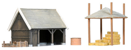Artitec 14.133 - Scheune + accesoires Bausatz