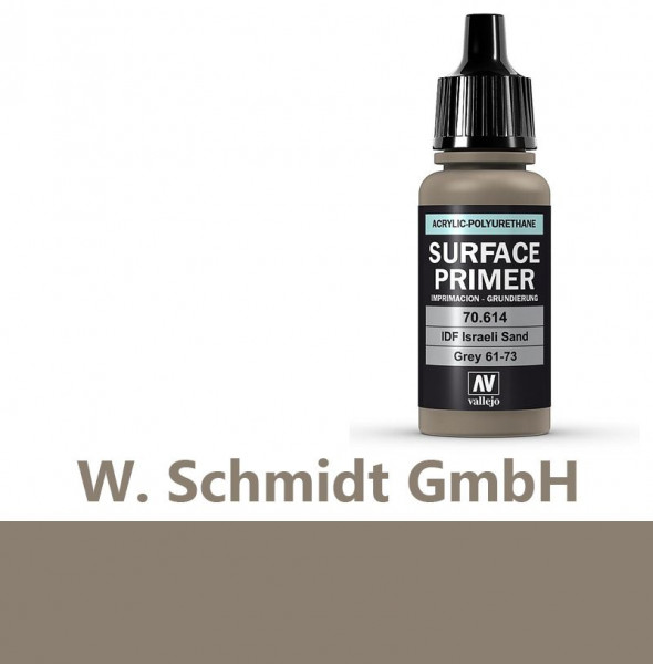 Vallejo 770614 - Primer (Grundierung) IDF Sand-Grau 61-73, 17 ml