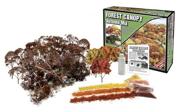 Woodland F1663 - Belaubung herbstfarben 390g