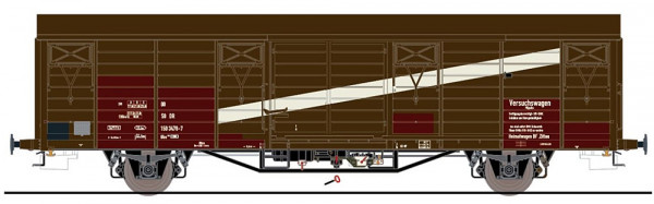 Exacttrain 20746 - DR Hbs [1500] Probewagen, 7 Sicken, Epoche IV (zu öffnende Türen)