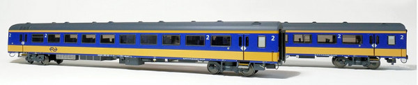 Exacttrain 11000 - NS ICRm 2-er Set Garnitur 1 für den Innenlandseinsatz Endwagen Bpmez10 und Reisez