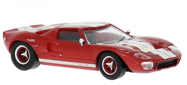 Brekina 18550 - Ford GT40 1966 rot/weiß