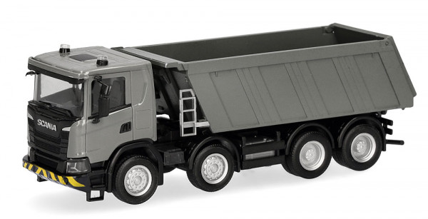 Herpa 321402 - Scania XT 17 Kipp-LKW 4achs, grau/gelb