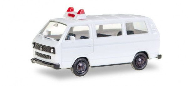 Herpa 012966 - Minikit VW T3 Bus, unbedruckt / Minikit VW T3, unprinted, weiß