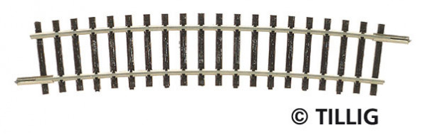 Tillig 83112 - Gebogenes Gleis R32 R 396 mm /15°