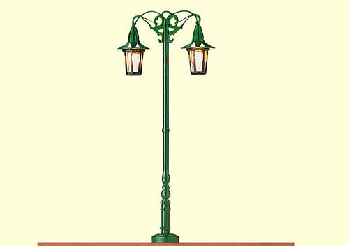 Brawa 5222 - Parkleuchte 2-fach Höhe 84 mm Ersatzbirne 3252