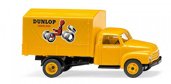 Wiking 035203 - Opel Blitz Pritschen-LKW "Dunlop"