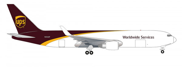 Herpa 526166-001 UPS Airlines Boeing 767-300F