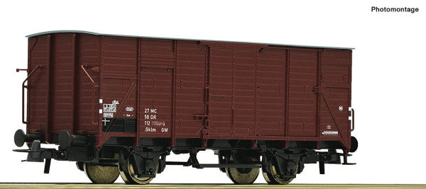 Roco 6600489 - DR Gedeckter Güterwagen G10 DR E4