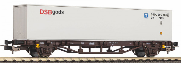 Piko 27720 - Containertragwg. Lgjs DSB V, beladen mit 40`Container DSB