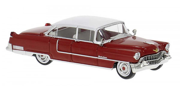 Brekina 18358 - Cadillac Fleetwood 1955, rot/weiß