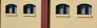 Auhagen 80216 - Fenster M grün 20 St. je 12 x 8 mm