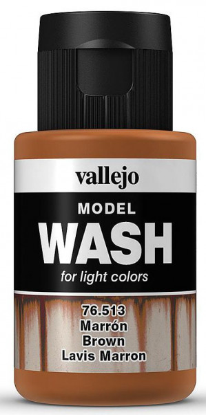 Vallejo 776513 - Wash-Colour Farbe, braun, 35 ml