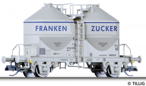 Tillig 17771 - DB Staubsilowagen Kds56 "Frankenzucker GmbH" Ep.4
