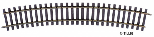 Tillig 82121 - Gebogenes Gleis R 490 mm/22,5°