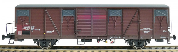Exacttrain 20781 - NS gedeckter Güterwagen GBS Frico braun mit Bremserebühne Ep.4, "Vredestein"