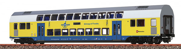 Brawa 44575 - DB AG Doppelstock-Mittelwagen 2. Kl. Metronom (RE 3 Hamburg Hbf Ep.6, LED-Innenbeleuch