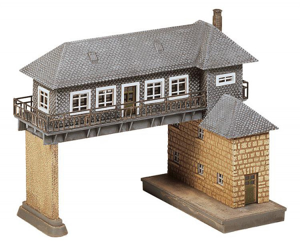 Faller 222160 - Brückenstellwerk Brügge patiniertes Modell