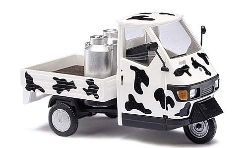 Busch 60004 - Piaggio Ape 50 mit Kuhflecken 1:43
