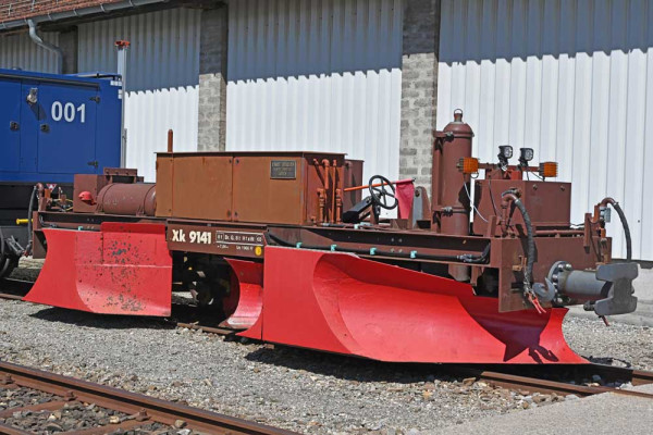 Bemo 2299141 - RhB Xk 9141 Spurpflug Metal-Collection